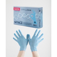 Перчатки нитриловые MEDIOK Optima (50 пар)